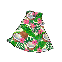 Nouveau-né et enfant en bas âge fille robe à imprimé fleuri pour le printemps infantile bébé fille robes de mode pour l'été