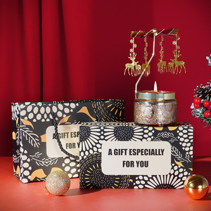 Bougie d'aromathérapie moderne de luxe, créative, en cire de soja, parfumée, avec un décor de carrousel, senteurs bois de santal et rose, pour une ambiance luxueuse. - Product Image 5