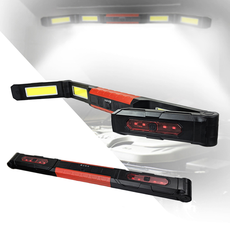 1000LM Bright Underhood LED Work Light for Mechanic 4400mAh Rechargeable Magnetic Flashlight Portable Cordless COB Foldable Lamp
