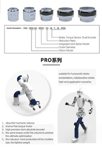 Faradyi Brushless Harmonic Drive Robot Joint Actuator Module Robotics Gear Motors For Robot Arm Exoskeleton Motor