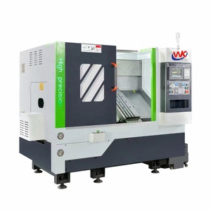 Ngang biến nghiêng giường <span class=keywords><strong>CNC</strong></span> máy tiện LC-25 gang loại <span class=keywords><strong>fanuc</strong></span> kim loại servo trục chính sống công cụ Collet cho nhiệm vụ ánh sáng - Product Image 3
