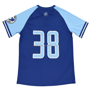 Jersey bisbol dua kancing kustom grosir kaus bisbol Liga Pria dicetak pakaian olahraga bisbol sublimasi - Product Image 4