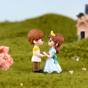 Figuras en Miniatura de Príncipe y Princesa de Dibujos Animados, Muñecos para Jardín, Bonsái, Adorno, Juguete Infantil, Estatua en Miniatura para Decoración del Hogar y Bodas - Product Image 5