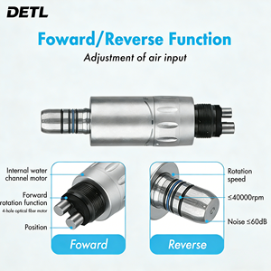 Best verkochte tandheelkundige handstukkenset, push-<span class=keywords><strong>button</strong></span> contra-hoek turbine handstuk, roestvrij staal, 1 jaar garantie voor chirurgie - Product Image 2