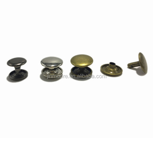 1000 pièces de rivets à double capuchon de luxe, prix abordable, <span class=keywords><strong>attaches</strong></span> pour vêtements et cuir - Product Image 5