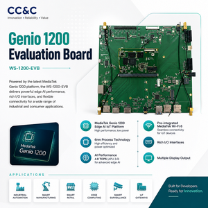 บอร์ด PCBA แบบฝังตัว Genio 1200 คุณภาพสูง ผู้ผลิตโดยตรง ใช้หน่วยประมวลผล MediaTek octa core AI สำหรับ EVB - Product Image 4