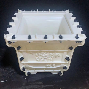 Hot <strong>Sale</strong> <strong>Large</strong> Square/Round Precast Flower Pot <strong>Molds</strong>, Plastic <strong>Concrete</strong> <strong>Planter</strong> Mould for European Garden Decoration - Product Image 3