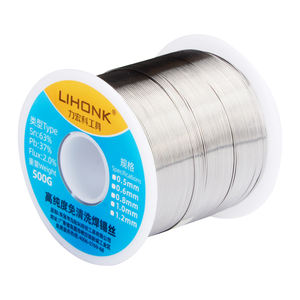 <span class=keywords><strong>Fil</strong></span> à souder 0.6mm 0.8mm 1.0mm 50g <span class=keywords><strong>Fil</strong></span> à souder <span class=keywords><strong>fourré</strong></span> Atlantic Flux <span class=keywords><strong>Fil</strong></span> à souder sans nettoyage 100g - Product Image 6