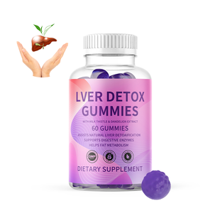 Détox du foie Supplément de soins de santé Chardon-Marie Gommeux Nettoyage du foie Détox Gommes Détox du foie Gommes de gros - Product Image 4