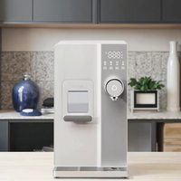 Distributeur d'eau compact 2026, installation gratuite, eau chaude et froide instantanée, pour comptoir, usage domestique, machine à glaçons, en plastique, pour hôtels