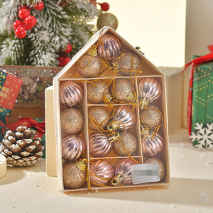 Adornos Navideños 2025, Juego de Decoración para Árbol de Navidad, Bolas Colgantes para Fiesta - Product Image 3