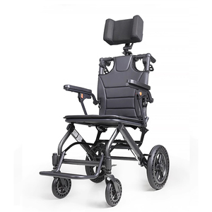 Vente chaude en gros <span class=keywords><strong>fauteuil</strong></span> <span class=keywords><strong>roulant</strong></span> pliable manuel <span class=keywords><strong>ultra</strong></span> <span class=keywords><strong>léger</strong></span> peut être utilisé comme toilette pour les handicapés et les handicapés - Product Image 1