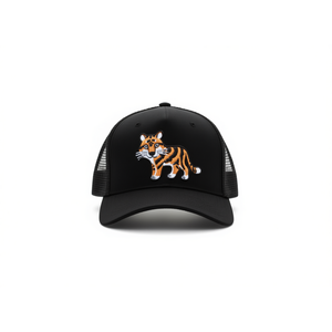 Gorra Trucker de Alta Calidad con Bordado de Animales, Tejido de Malla, Ajustable, Unisex, Casual, Primavera-Verano, de 6 Paneles - Product Image 1