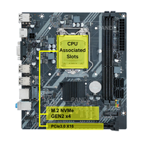 Kit de Placa Base PANDL H61, Tarjeta Madre ITX, Placa Principal Xeon E3 1230 V2, 2 Ranuras DDR3, Placa Base H61
