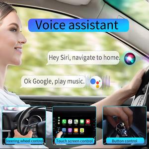 Aibox อะแดปเตอร์ CarPlay ไร้สาย Android 13 2G <span class=keywords><strong>16GB</strong></span> มัลติมีเดีย Netflix YouTube รถเล่น Android กล่อง Ai สำหรับแอปเปิ้ลไอโฟน - Product Image 3