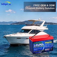 Batería de Fosfato de Hierro y Litio Grado A Industrial 24V 300AH 6K de Ciclo Profundo Marina RS485 Terminal M8 CE RoHS IP67 Servicio OEM ODM