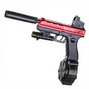 Pistola de Agua Eléctrica, Juguete de Simulación con Llama, Pistola de Hidrogel con Luz Intermitente, Juguete Deportivo para Niños - Product Image 3