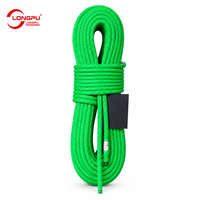 Corde statique LONGPU en nylon 9mm-14mm torsadée 2 brins haute résistance, épissable, pour protection, levage auxiliaire et charge lourde