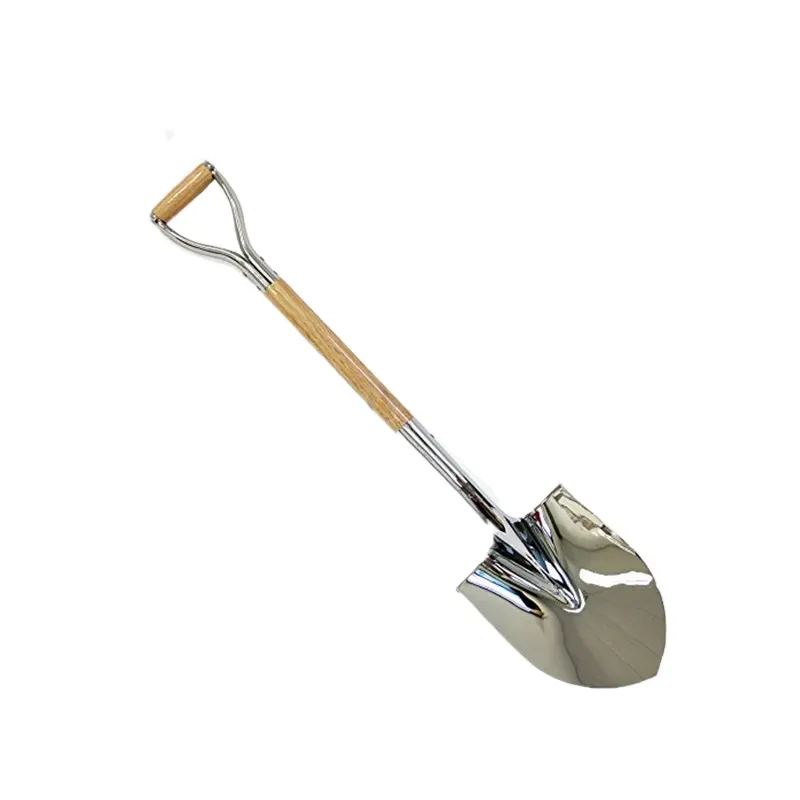 1050mm length stainless steel garden shovel S518SD