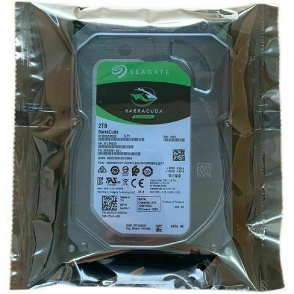 1 Brand New Original Item St2000dm008 for Barracuda 2tb 256 Mb 3.5" Pc Hard Disk Drive Plc