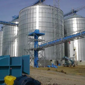 Grain storage container trevira fabric flexible silos