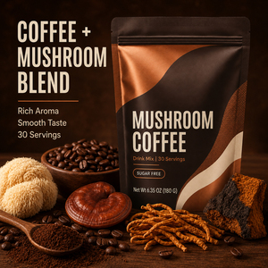 Poudre de café instantané minceur au Tongkat Ali, protéines, collagène, haricots Keto et champignons Arabica, certifiée Premium, marque privée - Product Image 5