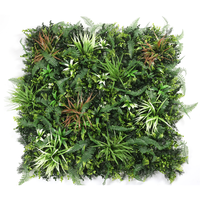 FL-145 intérieur/extérieur décoratif soie plante artificielle herbe panneau mural pour noël Thanksgiving pâques nouvel an