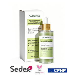 Suero Facial de Cactus para Exfoliación Suave, Rejuvenecimiento Facial, Refinamiento de Poros e Hidratación - Product Image 4