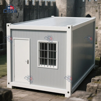 Petites maisons à vendre pour bureau à domicile ou entrepôt Maisons conteneurs en bois détachables avec acier et panneau sandwich