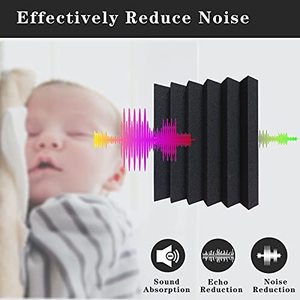 Hot Style Studio Wedge Panneaux Mur Chambre KTV Cinéma <span class=keywords><strong>Triangle</strong></span> Caisse Absorption Sonore Acoustique Mousse Tuiles - Product Image 6