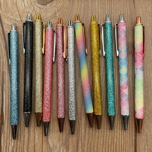 7 pezzi penna regalo per sette giorni della settimana vibrante passivo negativo clic divertenti penne Glitter - Product Image 6