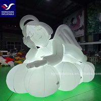 Modèle de figurine gonflable de dessin animé pour la publicité extérieure