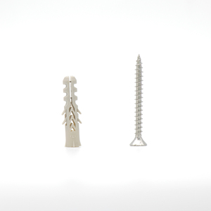 Nylon Plug Type Expansion Screw With Blister Box Packaging For Drywall Wall Plastic Fence Post Wall Anchor Kit