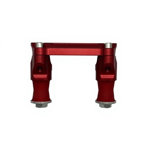 CNC Red High Quality Aluminum Alloy Steering Stem Clamp for FC250 SX125 Motorcycle Upper Retrofit/Upgrade <b>Bracket</b> - Product Image 4