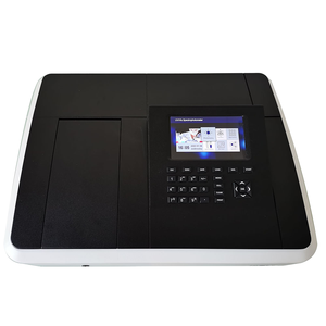 Spectrophotomètre UV à écran LCD 7 pouces, prix d'usine, largeur de bande variable, double faisceau, plage de longueur d'onde 190-1100 nm, spectromètres - Product Image 1