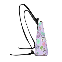 Sac à dos de loisirs en cuir PU grande taille pour femme, motif personnalisé, haute qualité, pour l'université et l'école, avec poignée supérieure, sac à main