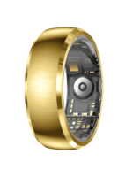 Bague connectée à thème football avec moniteur de santé, suivi du rythme cardiaque et du sommeil, contrôle par application, boîtier en plastique, étanche IP68 pour iOS et Android