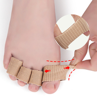 Forro SEBS de tela, funda de Gel cortable para dedos de los pies, funda, Protector de callos, almohadillas de maíz, separador de dedos de Gel cortable