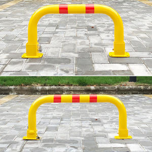 Poteau de stationnement mobile Luxi, bloqueur de stationnement, poteau de signalisation d'interdiction de stationnement, poteau de stationnement en U pour place de voiture privée - Product Image 5