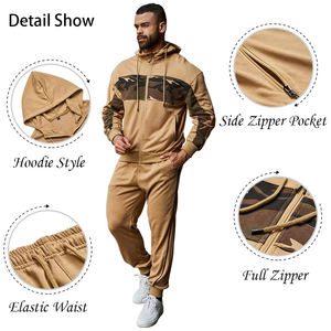 Chándal de entrenamiento ajustado con logotipo personalizado impreso para hombre, conjunto de talla XXL al mejor precio al por mayor, chándal personalizable al mejor precio - Product Image 6