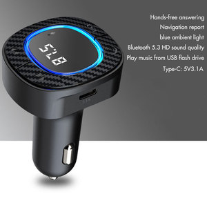 Pengisi daya mobil pintar 2025 Star, pengisi daya ponsel 2 Port <span class=keywords><strong>USB</strong></span> 3,1 A 15W adaptor pengisian cepat gigi biru tanpa kabel - Product Image 4