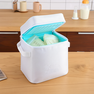Sac de rangement du lait maternel avec sac de glace biberons sac de tire-lait extensible avec refroidisseur pour biberons 6 <span class=keywords><strong>Mam</strong></span> jusqu'à <span class=keywords><strong>9</strong></span> onces - Product Image 4