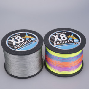 Ligne <span class=keywords><strong>de</strong></span> pêche tressée en gros 8X 500 mètres, ligne <span class=keywords><strong>de</strong></span> pêche flottante, haute sensibilité, haute résistance à l'abrasion pour les lacs, les rivières et les axes - Product Image 2