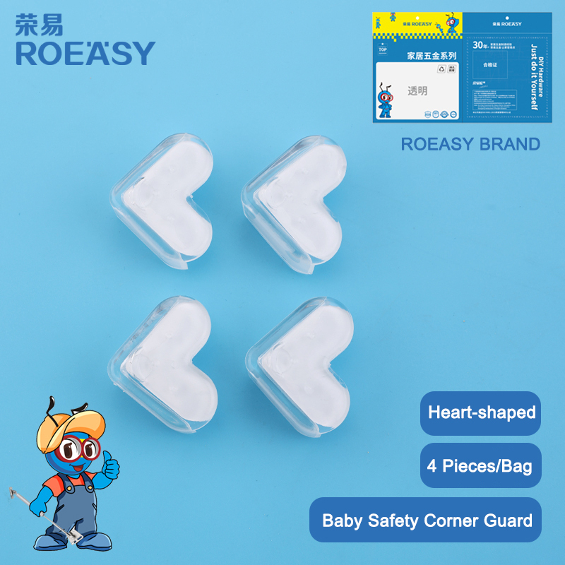 ROEASY Clear Plastic Safety Corner Protectors