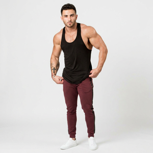 T-shirts de sport personnalisés en gros, logo personnalisé, salle de sport, fitness, entraînement, course à pied, débardeurs de musculation pour hommes - Product Image 1