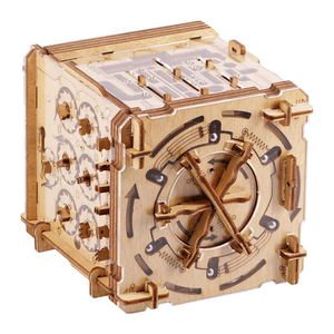 YUESHEN Boîte de puzzle en bois personnalisée Labyrinthe de Cambridge, labyrinthe mécanique, casse-tête, pièces en bois usinées CNC - Product Image 1