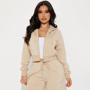 Sudaderas con capucha de gran tamaño para mujer, ropa informal con bordado de letras sueltas con logotipo personalizado - Product Image 1