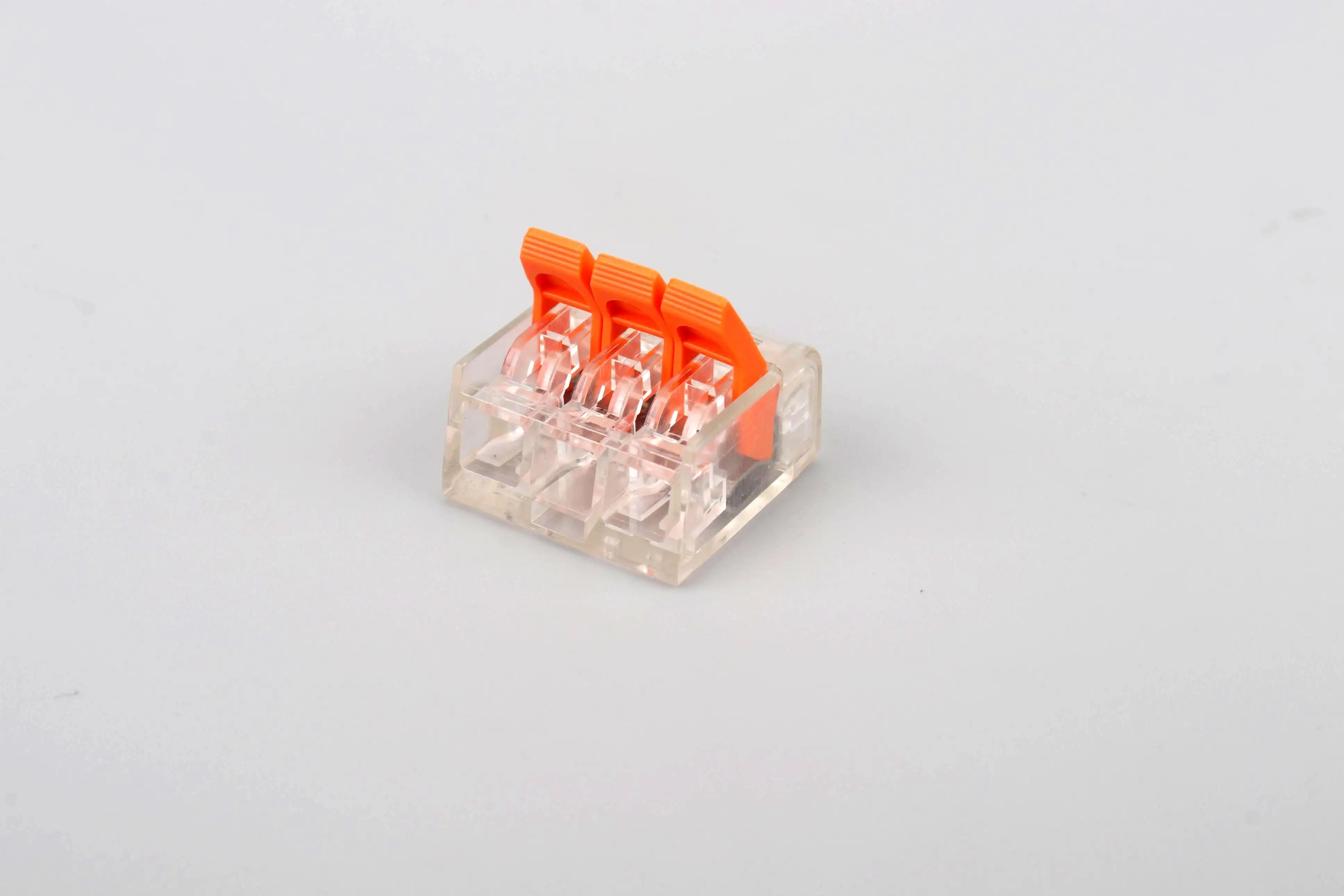 Connector Most Popular 221 Series 221-413 Multi Core Electrical Compact Splice Terminal Block Wire Connector PC Plastic Bag Automotive BNC