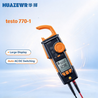 Testo 770-1 Pince ampèremétrique numérique True RMS AC/DC 400A 600V Testeur de tension et de courant