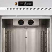Congélateur vertical industriel à refroidissement par air pour boulangerie, idéal pour la pâte à pain, les pâtisseries, les biscuits, les cuisines centralisées et les usines alimentaires